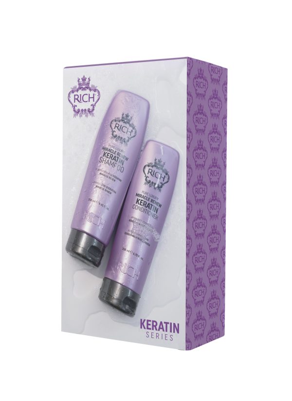 Keratin Duo šampoon 250ml, palsam 200ml komplekt