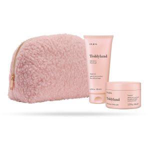 Teddyland Pink dušigeel 200ml, kehakoorija 150ml kinkekomplekt